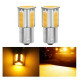 Ampoules LED BAU15S ORANGE 1156 PY21W COB