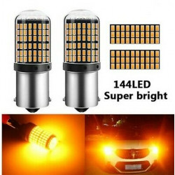 AmpouleS BAU15S LED ORANGE PY21W 144 SMD