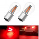 Ampoules BAY15D LED P21/5W Veilleuses 12 leds Gel Rouge