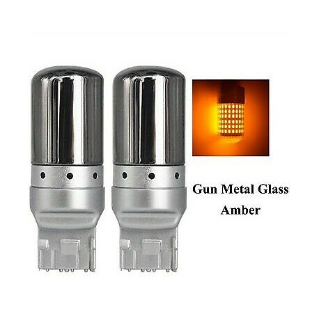 Ampoules T20 LED W21W 144 SMD Canbus Orange pourclignotants