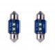 Navettes Ampoules LED 31mm CREE Canbus Veilleuse Extra Blanc 6000K