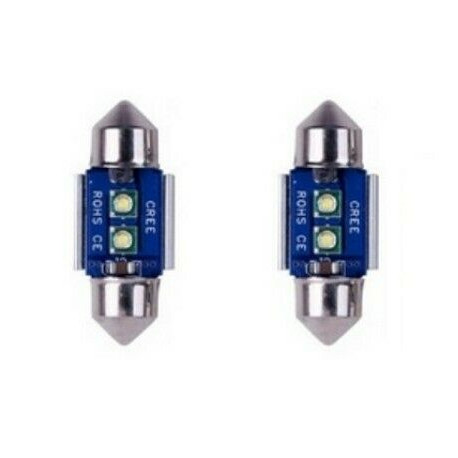 Navettes Ampoules LED 31mm CREE Canbus Veilleuse Extra Blanc 6000K