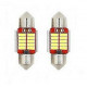 Ampoules LED 31mm Canbus 12 SMD Canbus Veilleuses BLANC 6500K