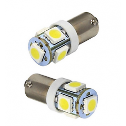 Ampoule BA9S LED T4W 6000K 5 SMD H5W T2W T3W