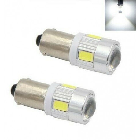 LED Ampoules BA9S Blanche habitacle 6000K Veilleuses 6 SMD