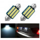 Ampoules 36 mm Navette 21 LED Blanc Xenon 6500K Canbus