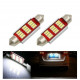 Ampoules LED 36 mm Canbus 12 SMD Canbus Veilleuses BLANC 6500K