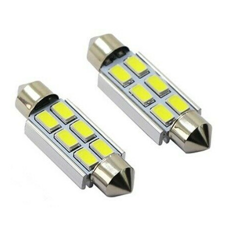 Ampoules 36mm LED Canbus 6 SMD 6500K