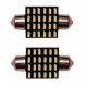 Ampoules LED Navette C5W 36mm 24 SMD Festoon