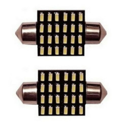 Ampoules LED Navette C5W 36mm 24 SMD Festoon