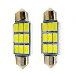 Ampoules C10W 42mm LED Canbus 9 SMD 6500K