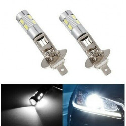 Ampoules H1 LED 10 SMD 6000K Anti Brouillard Phares