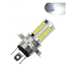 Ampoule H4 LED scooter 33 SMD Croisement Plein phare 6500K 12V