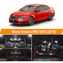  Pack Ampoules leds Blanches Skoda Octavia phase 3