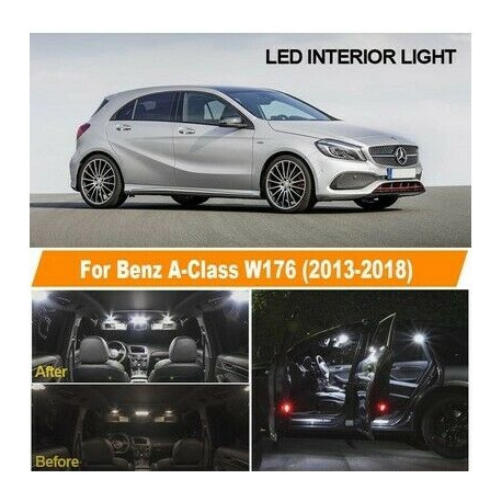 KIT 12 AMPOULE LED INTERIEUR POUR MERCEDES CLASSE E W124 BERLINE