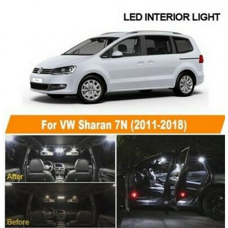 Pack Ampoules leds Interieur VW Sharan 7N - Xenon Discount