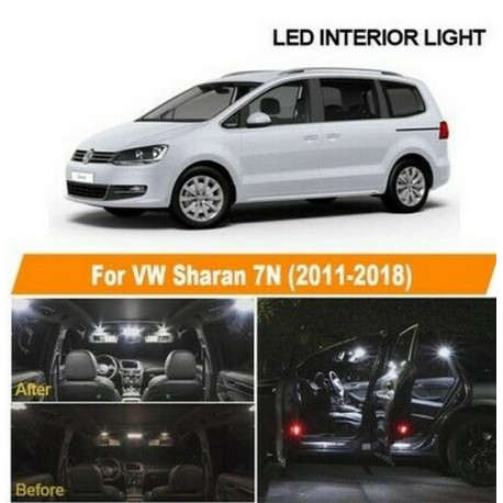 Pack Ampoules leds Interieur VW Sharan 7N