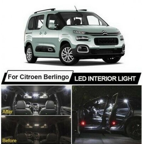 Ampoules leds Interieur Citroen Berlingo 2