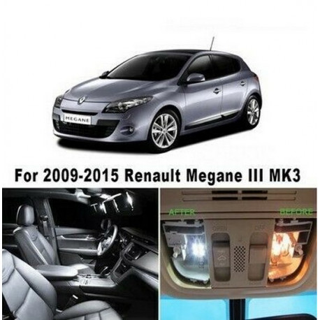 Ampoules leds Interieur Renault Megane 3