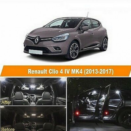 Pack Ampoules leds Interieur Renault Clio 4 IV - Xenon Discount