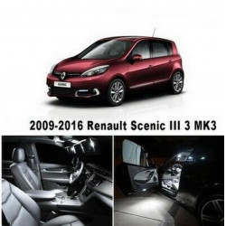 Ampoules leds Interieur Renault scenic III