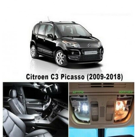 Ampoules leds Interieur Citroen C3 Picasso