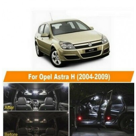 ampoules leds Interieur Opel Astra H OPC GTC