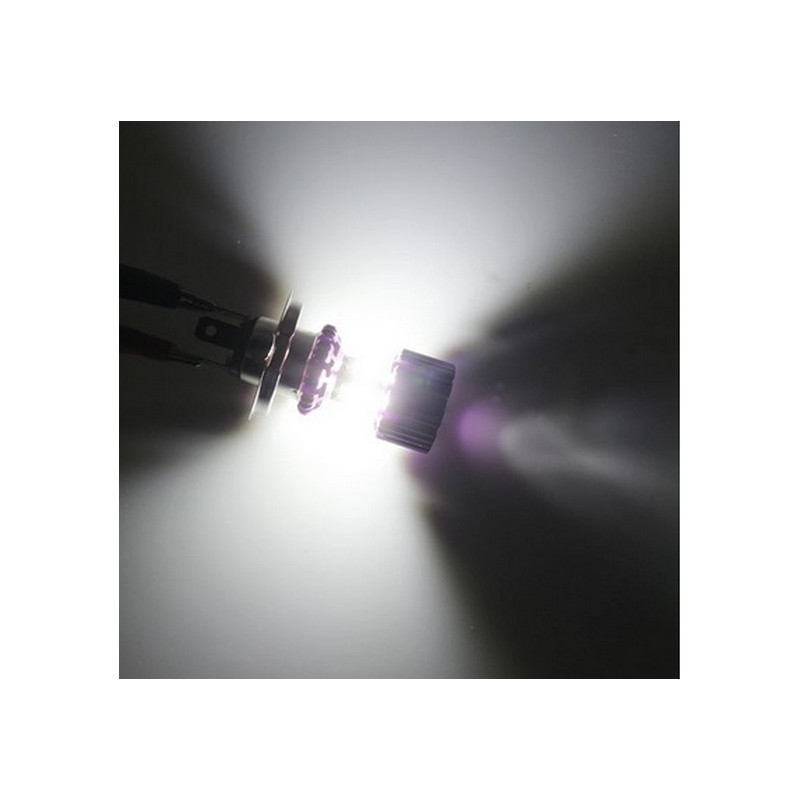 Ampoule Led Cob H4 (Croisement + Plein Phare )