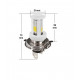 Ampoule H4 LED Super céramique COB 6500k
