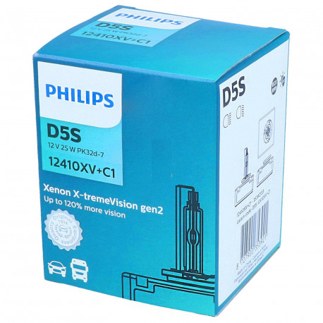 Ampoule Xenon D5S Philips 12410XV+C1