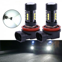 Ampoules H11 LED 12 cree Blanc Feux antibrouillards