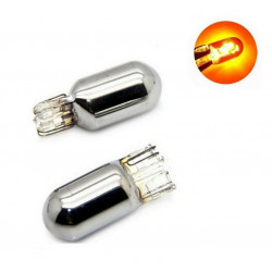 2x Ampoules halogène T10 WY5W Chrome Orange