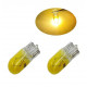 2x Ampoules W5W T10 Jaune Halogène