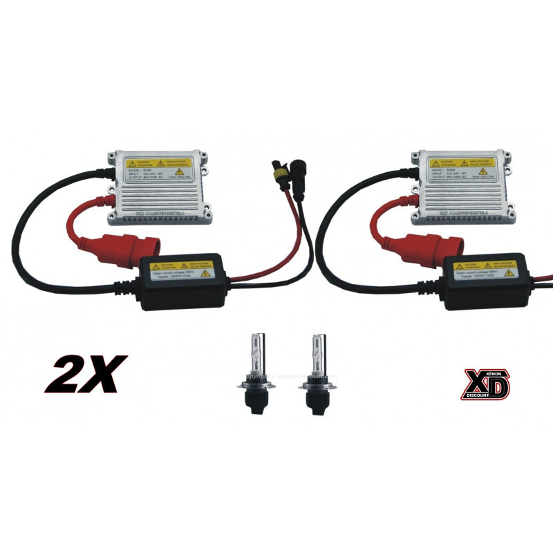 PAIRE DE PHARES H4 H4-3 XENON KIT 12V 55 W MAXTECH XENON-55W-H4-3