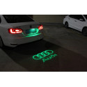Logo coffre AUDI LED Lumière de Courtoisie Ghost Shadow Light