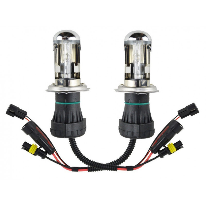 Ampoule H4 Bixénon Auto et Moto 35W 55W + Relais