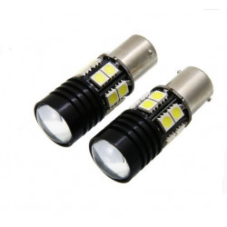 Ampoule 12 LED CANBUS LENTILLE SMD - BA15S 