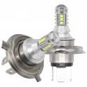 Ampoules LED H4 CREE 6000K 80W Auto moto