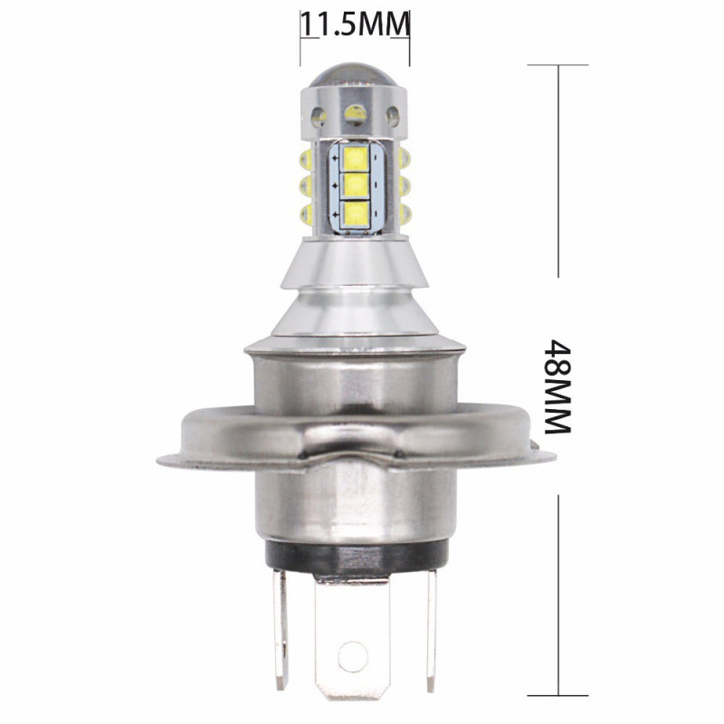 Pulilang Ampoule H7 LED, 360°Degrés DC 12V 80W 18000LM 400
