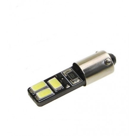 Ampoule T4W BA9S 6 leds Canbus Veilleuse SMD 6000K